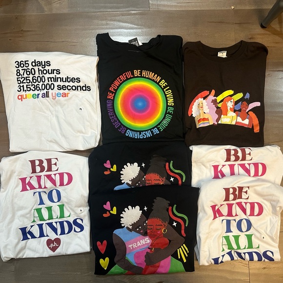 Tops - LGBTQ Shirt Lot — 8 pieces